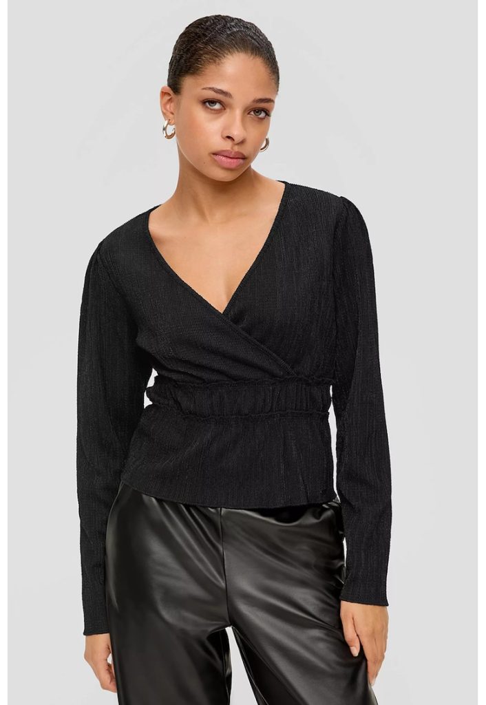 Bluza cu decolteu cache-coeur-FEMEI/IMBRACAMINTE/Bluze-IMBRACAMINTE/Bluze