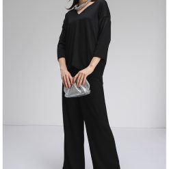 Bluza cu decolteu in V Kanva-FEMEI/IMBRACAMINTE/Bluze-IMBRACAMINTE/Bluze
