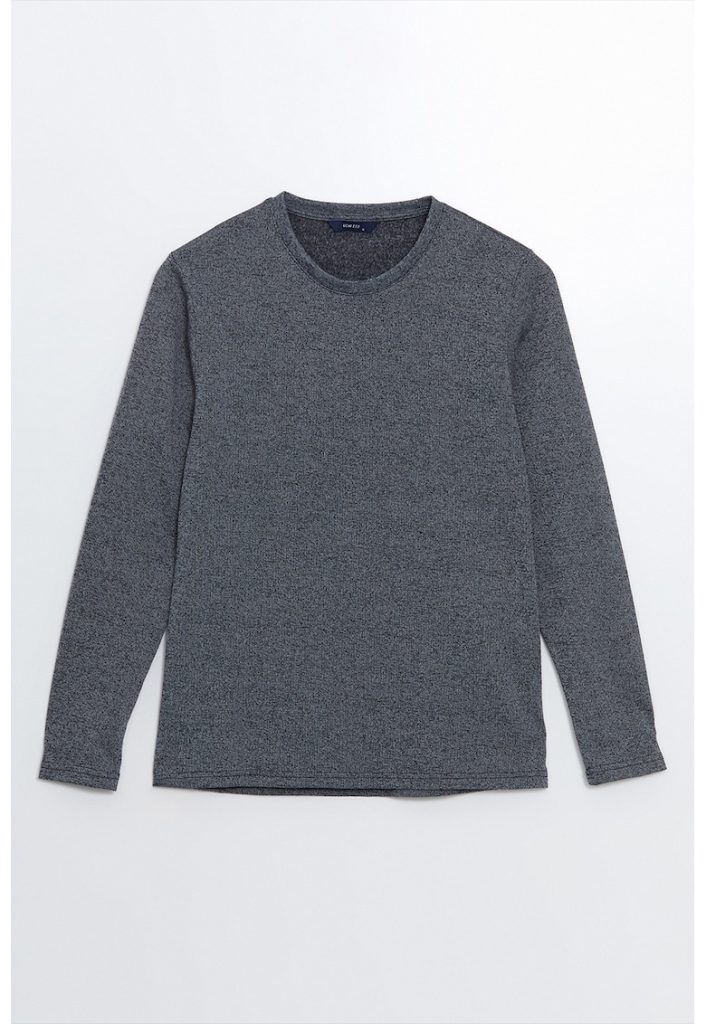 Bluza cu decolteu la baza gatului-BARBATI/IMBRACAMINTE/Bluze-IMBRACAMINTE/Bluze