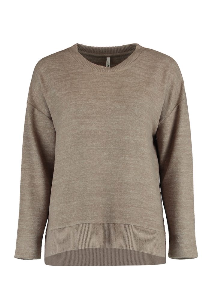Bluza cu decolteu rotund si maneci cazute-FEMEI/IMBRACAMINTE/Bluze-IMBRACAMINTE/Bluze