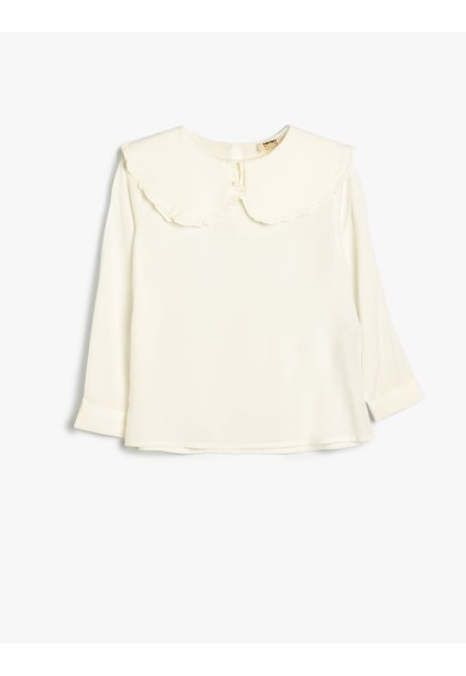 Bluza cu guler Peter Pan-FETE/IMBRACAMINTE/Bluze-IMBRACAMINTE/Bluze