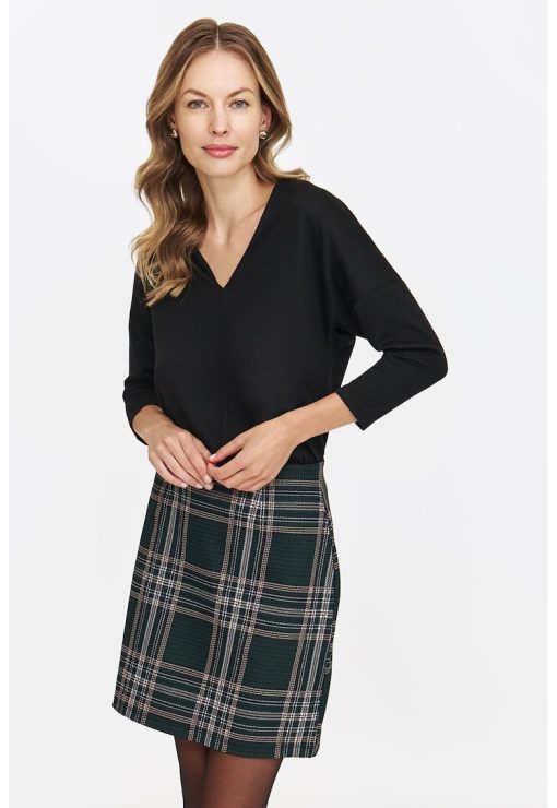 Bluza cu maneci 3/4 tip liliac-FEMEI/IMBRACAMINTE/Bluze-IMBRACAMINTE/Bluze