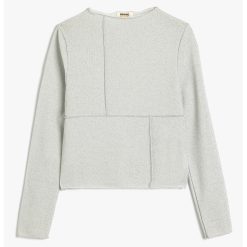 Bluza cu terminatii nefinisate-FETE/IMBRACAMINTE/Bluze-IMBRACAMINTE/Bluze