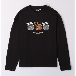 Bluza de bumbac cu imprimeu grafic-BAIETI/IMBRACAMINTE/Bluze-IMBRACAMINTE/Bluze