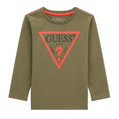 Bluza de bumbac organic cu imprimeu logo-BAIETI/IMBRACAMINTE/Bluze-IMBRACAMINTE/Bluze