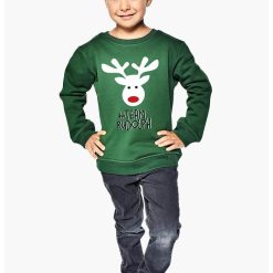 Bluza de trening cu decolteu la baza gatului si imprimeu-FETE/IMBRACAMINTE/Bluze-IMBRACAMINTE/Bluze