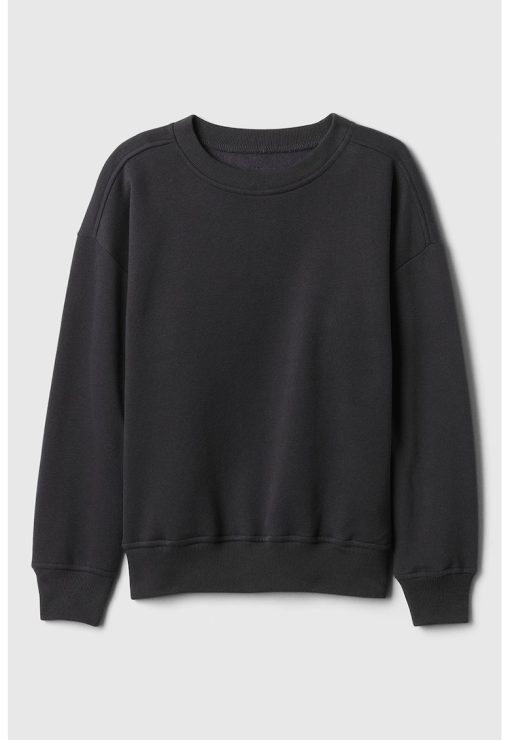 Bluza de trening cu decolteu la baza gatului si maneci cazute-BAIETI/IMBRACAMINTE/Bluze-IMBRACAMINTE/Bluze