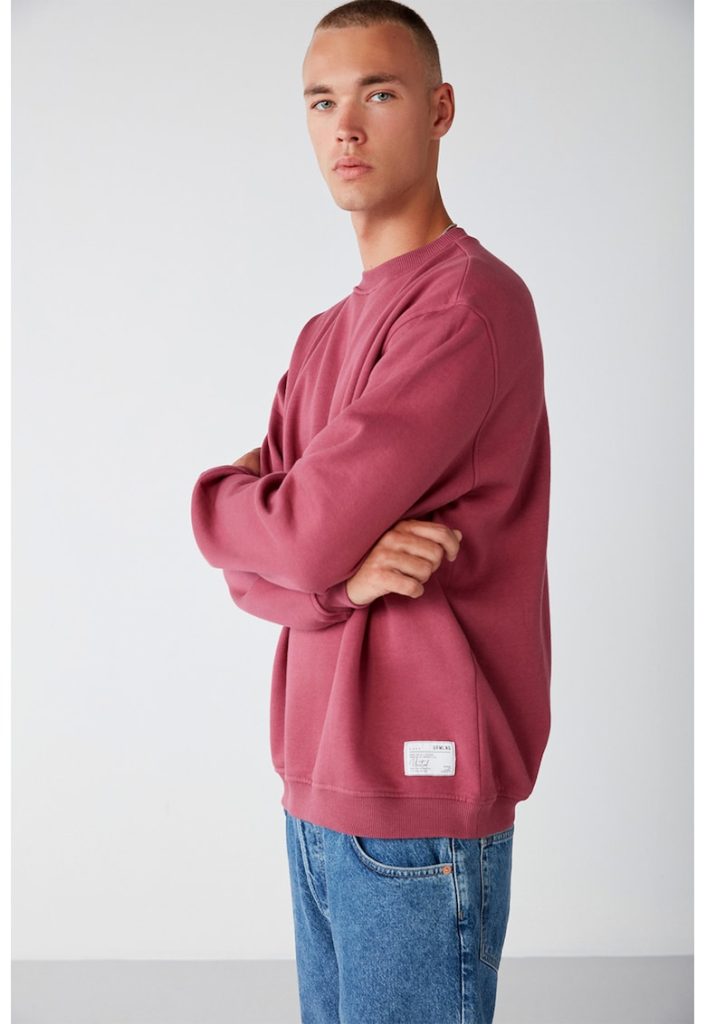 Bluza de trening cu decolteu rotund-BARBATI/IMBRACAMINTE/Hanorace-IMBRACAMINTE/Hanorace