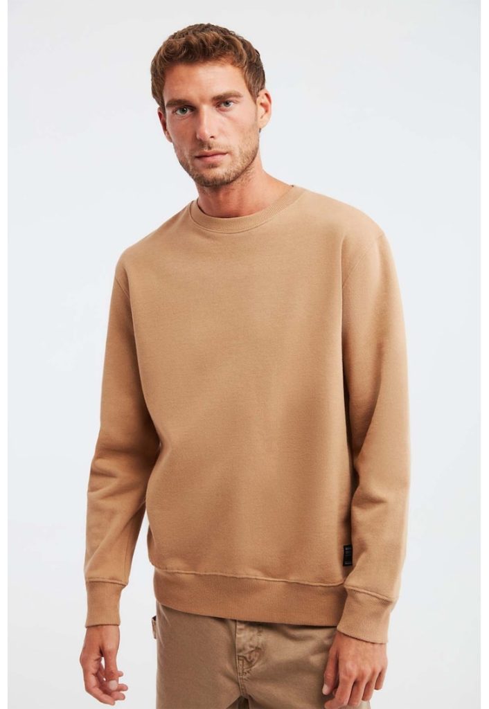 Bluza de trening cu decolteu rotund-BARBATI/IMBRACAMINTE/Hanorace-IMBRACAMINTE/Hanorace