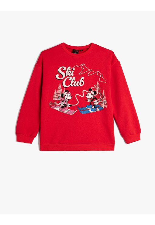 Bluza de trening cu imprimeu cu desene animate-FETE/IMBRACAMINTE/Bluze-IMBRACAMINTE/Bluze