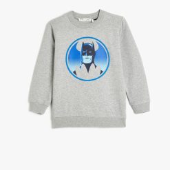 Bluza de trening din amestec de bumbac cu model Batman-BAIETI/IMBRACAMINTE/Bluze-IMBRACAMINTE/Bluze