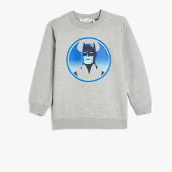 Bluza de trening din amestec de bumbac cu model Batman-BAIETI/IMBRACAMINTE/Bluze-IMBRACAMINTE/Bluze