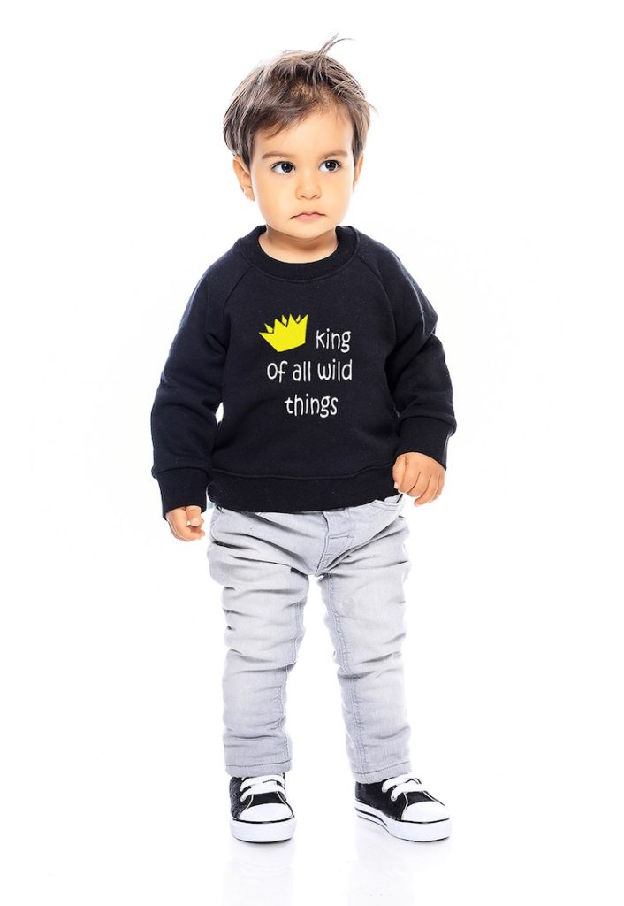 Bluza de trening din bumbac cu maneci raglan-FETE/IMBRACAMINTE/Bluze-IMBRACAMINTE/Bluze