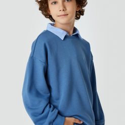 Bluza de trening regular-fit din amestec de bumbac-BAIETI/IMBRACAMINTE/Bluze-IMBRACAMINTE/Bluze
