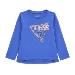 Bluza din amestec de bumbac cu logo supradimensionat-FETE/IMBRACAMINTE/Bluze-IMBRACAMINTE/Bluze