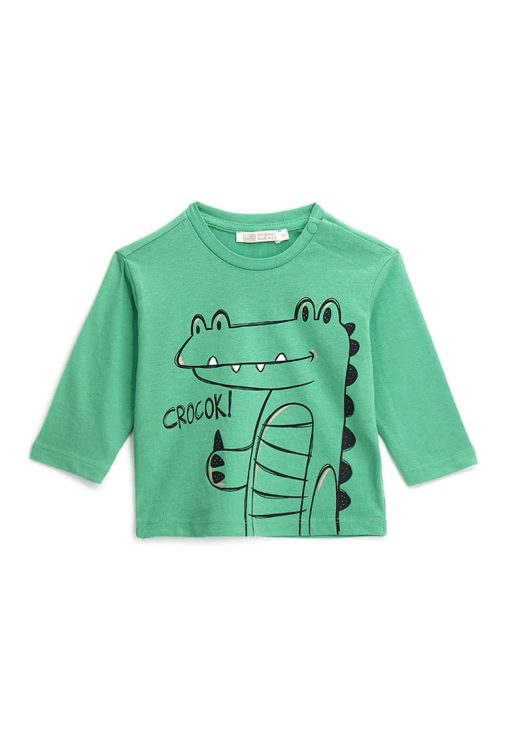 Bluza din bumbac cu imprimeu-BAIETI/IMBRACAMINTE/Bluze-IMBRACAMINTE/Bluze
