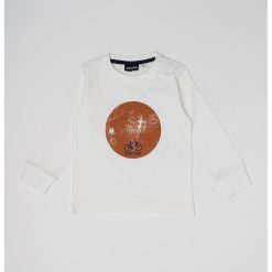 Bluza din bumbac cu imprimeu grafic-BAIETI/IMBRACAMINTE/Bluze-IMBRACAMINTE/Bluze