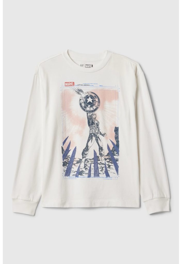 Bluza din bumbac cu tematica Marvel-BAIETI/IMBRACAMINTE/Bluze-IMBRACAMINTE/Bluze