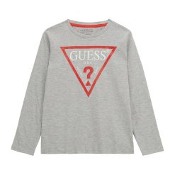 Bluza din bumbac organic cu imprimeu logo-BAIETI/IMBRACAMINTE/Bluze-IMBRACAMINTE/Bluze