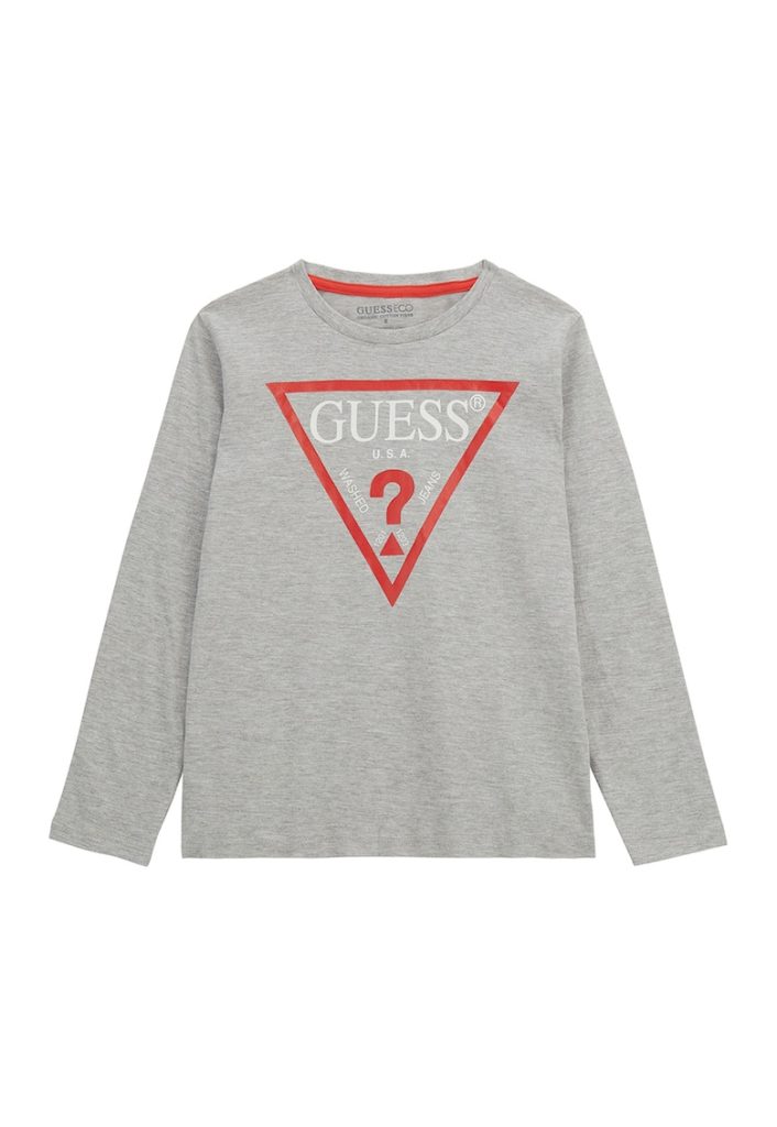 Bluza din bumbac organic cu imprimeu logo-BAIETI/IMBRACAMINTE/Bluze-IMBRACAMINTE/Bluze