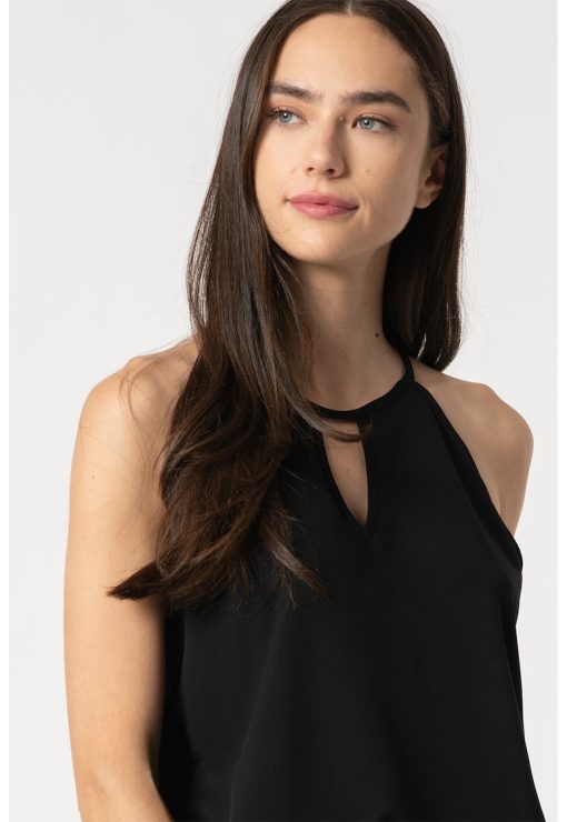 Bluza din viscoza cu decupaj frontal Alma-FEMEI/IMBRACAMINTE/Bluze-IMBRACAMINTE/Bluze