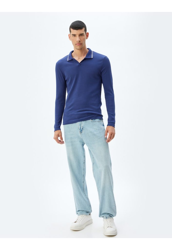 Bluza polo slim fit-BARBATI/IMBRACAMINTE/Bluze-IMBRACAMINTE/Bluze