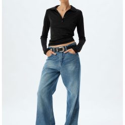 Bluza polo slim fit-FEMEI/IMBRACAMINTE/Bluze-IMBRACAMINTE/Bluze