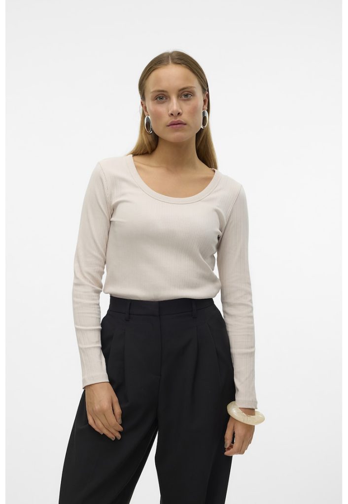 Bluza slim-fit din amestec de modal-FEMEI/IMBRACAMINTE/Bluze-IMBRACAMINTE/Bluze