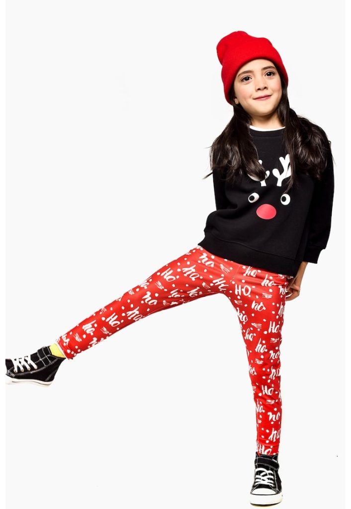 Bluza sport de bumbac cu tematica de Craciun-FETE/IMBRACAMINTE/Bluze-IMBRACAMINTE/Bluze