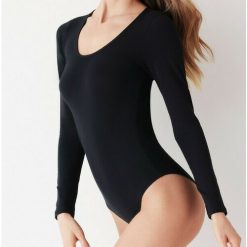 Body brazilian bumbac maneca lunga Cotonella 3506 0001-FEMEI