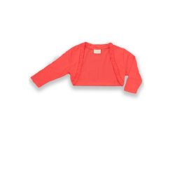 Bolero fetite -  fara inchidere - 22441-1 - Rosu --FETE/IMBRACAMINTE/Pulovere si cardigane-IMBRACAMINTE/Pulovere si cardigane