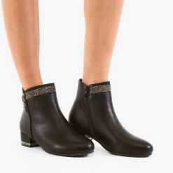 Botine dama Rappyn Negre 2-Botine-Botine