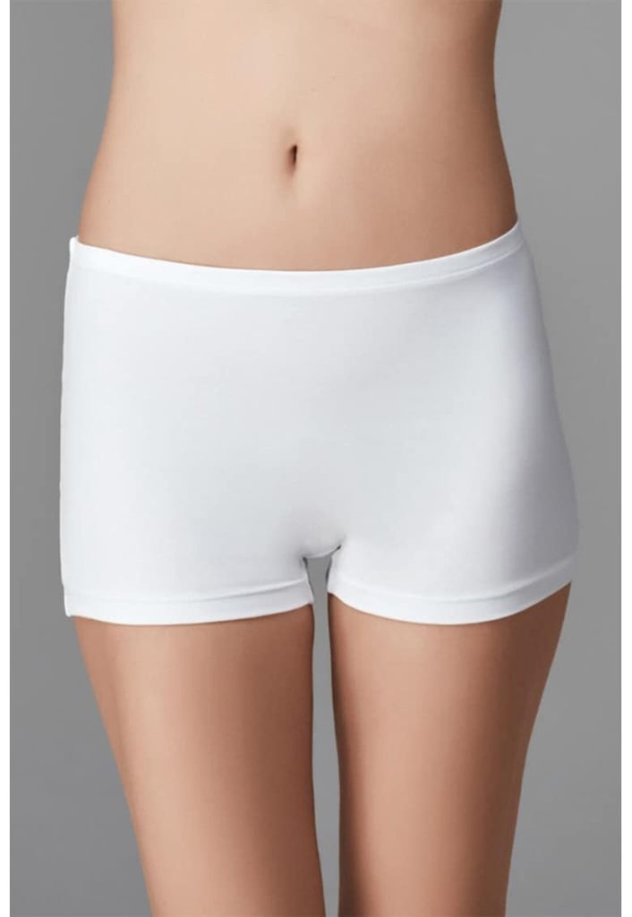 Boxeri uni din amestec de bumbac-FEMEI/IMBRACAMINTE/Lenjerie intima-IMBRACAMINTE/Lenjerie intima