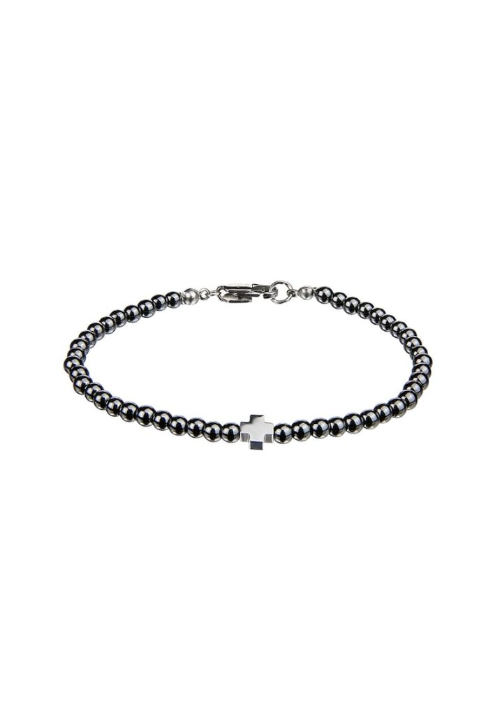 Bratara cu margele de hematit-BARBATI/GENTI SI ACCESORII/Bijuterii-GENTI SI ACCESORII/Bijuterii