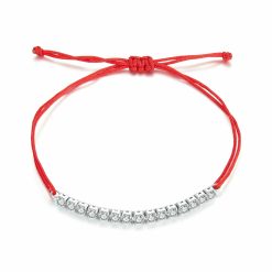 Bratara din argint cu snur Sparkling Tennis-Bratari >> Bratari din argint