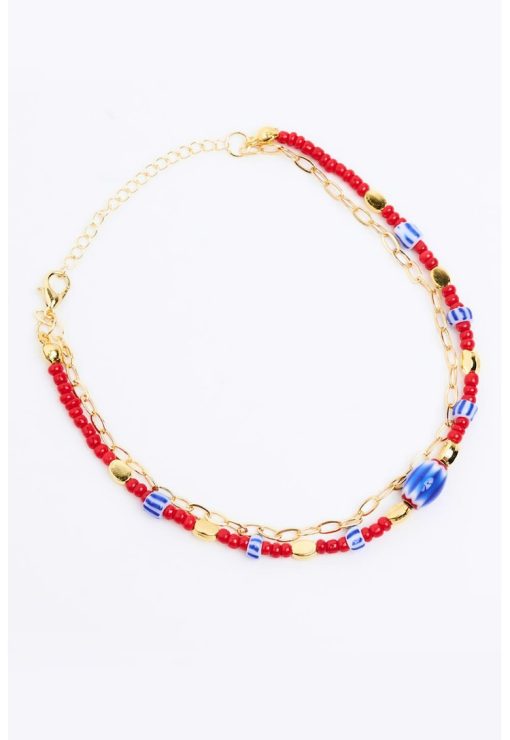 Bratara dubla pentru glezna-FEMEI/GENTI SI ACCESORII/Bijuterii-GENTI SI ACCESORII/Bijuterii