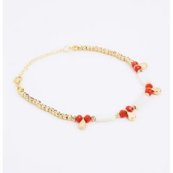 Bratara pentru glezna cu pietre naturale-FEMEI/GENTI SI ACCESORII/Bijuterii-GENTI SI ACCESORII/Bijuterii