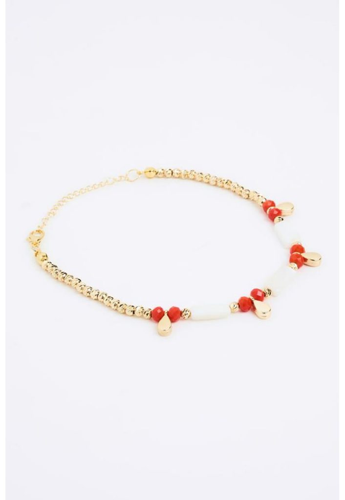 Bratara pentru glezna cu pietre naturale-FEMEI/GENTI SI ACCESORII/Bijuterii-GENTI SI ACCESORII/Bijuterii