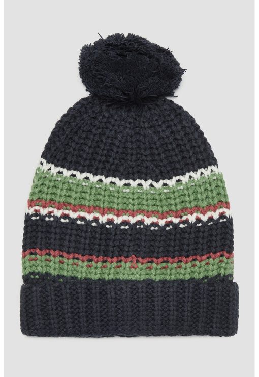 Caciula din tricot cu ciucure-BAIETI/GENTI SI ACCESORII/Palarii