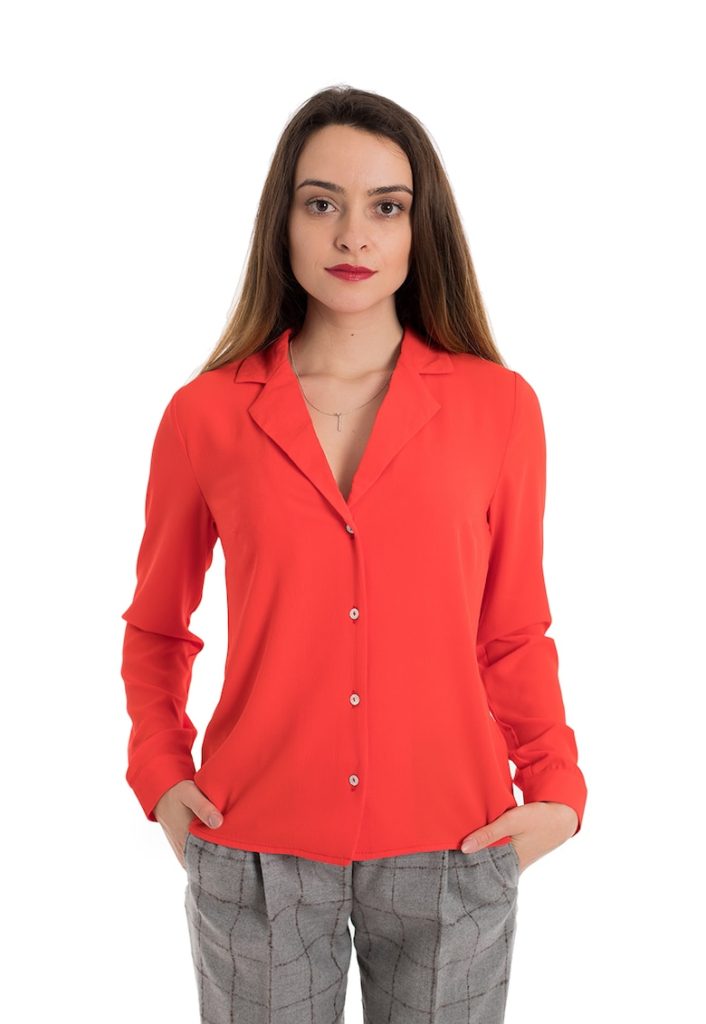 Camasa cu revere decupate Fabiana-FEMEI/IMBRACAMINTE/Camasi-IMBRACAMINTE/Camasi