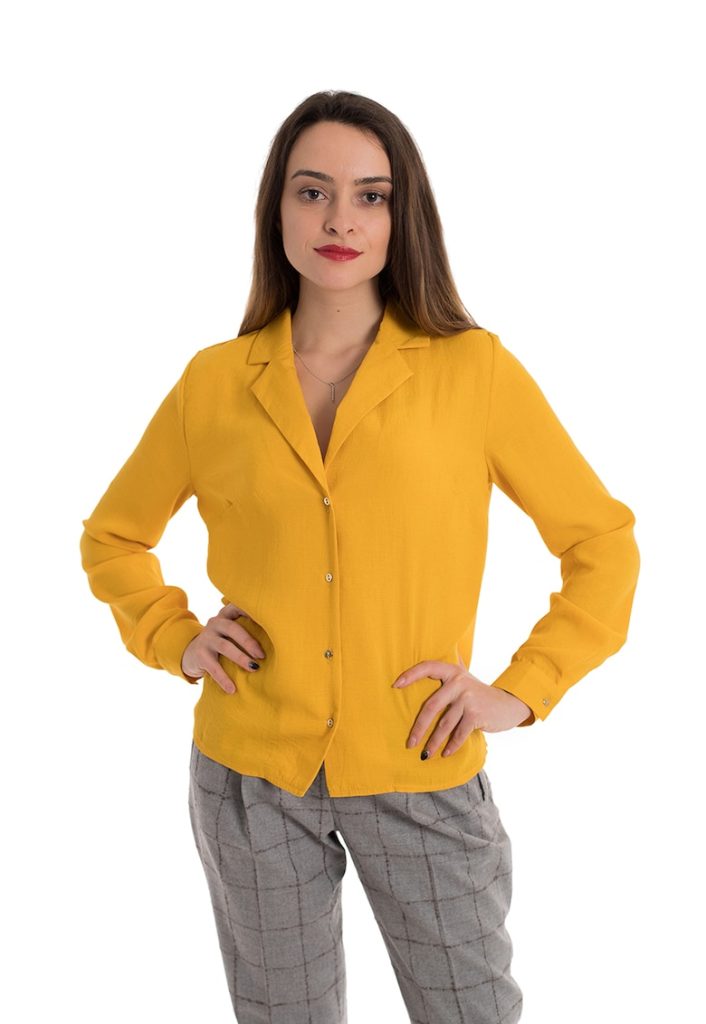 Camasa cu revere decupate Fabiana-FEMEI/IMBRACAMINTE/Camasi-IMBRACAMINTE/Camasi