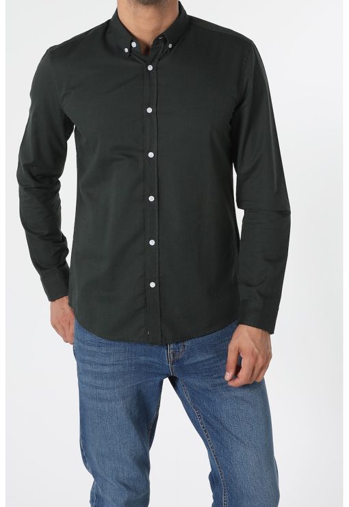 Camasa slim fit din bumbac-BARBATI/IMBRACAMINTE/Camasi-IMBRACAMINTE/Camasi