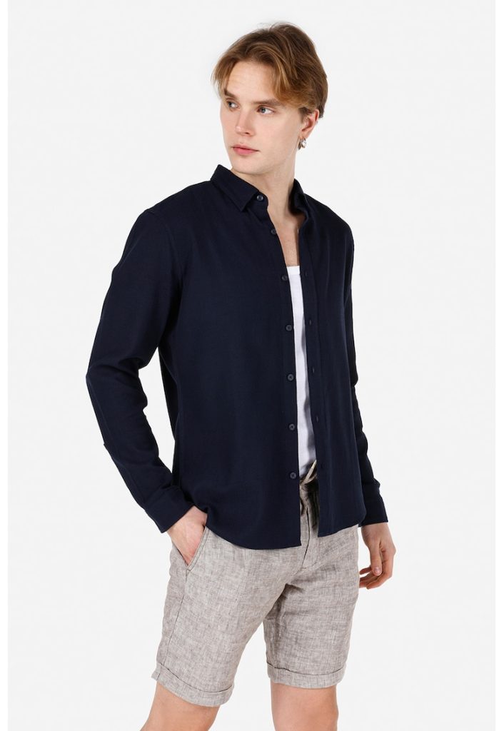 Camasa slim fit din bumbac-BARBATI/IMBRACAMINTE/Camasi-IMBRACAMINTE/Camasi