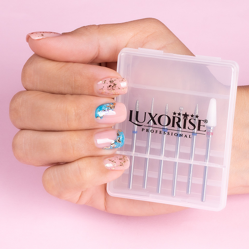 Capete Freza Unghii LUXORISE 09 set 6 buc 2