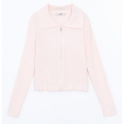 Cardigan striat cu fermoar-FEMEI/IMBRACAMINTE/Pulovere si cardigane-IMBRACAMINTE/Pulovere si cardigane