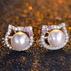 placati cu rodiu-Bijuterii argint dama-Cercei argint dama 