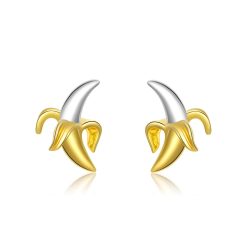 Cercei din argint Bananas-Cercei