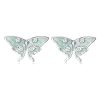 Cercei din argint Freedom with Butterfly-Cercei >> Cercei din argint