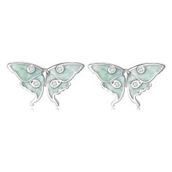 Cercei din argint Freedom with Butterfly-Cercei >> Cercei din argint