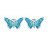 Cercei din argint Light Blue Butterflies-Cercei >> Cercei din argint